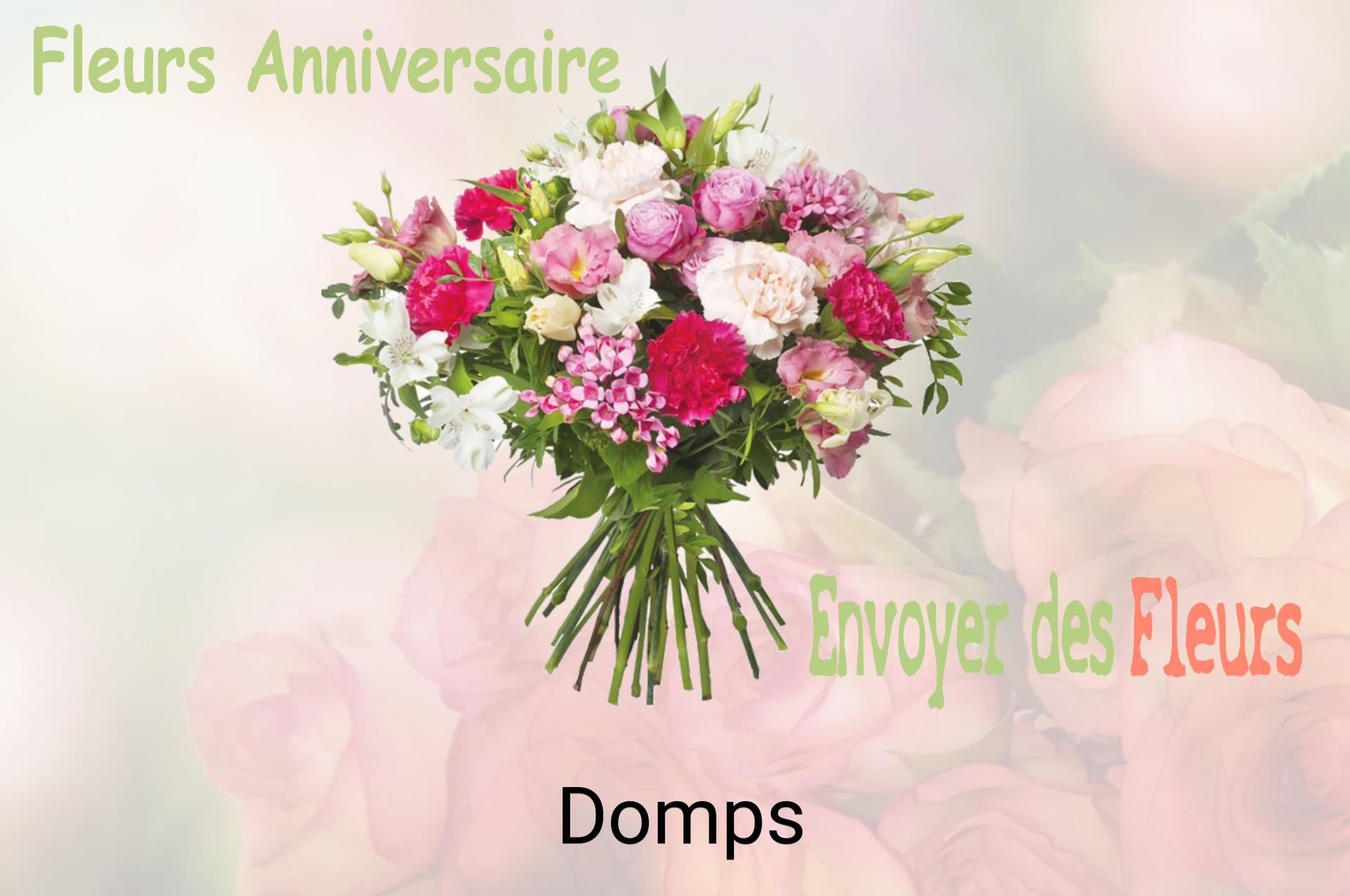 Bouquet de fleurs d’anniversaire livré à Domps